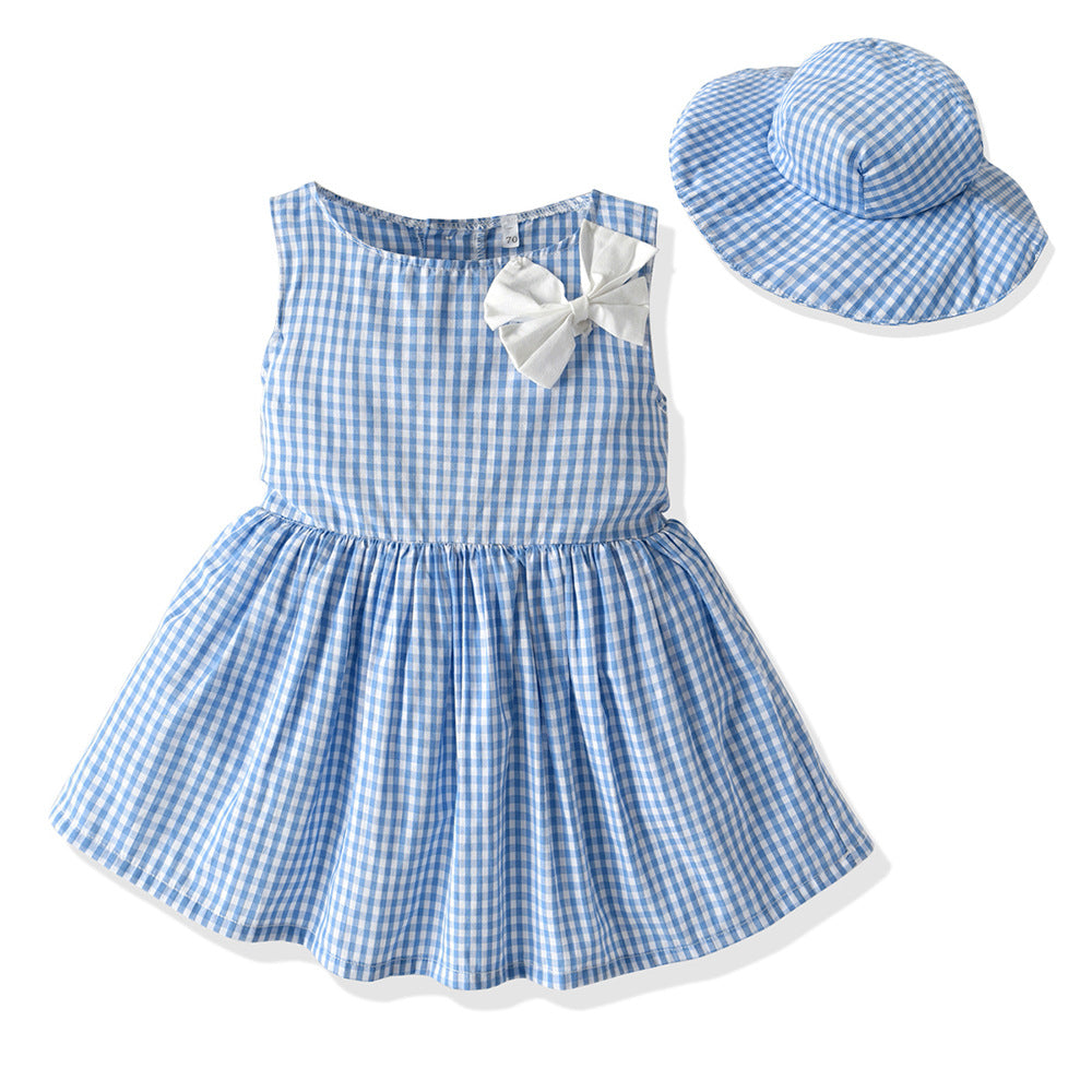 Wholesale Children's Cotton Plaid Casual Sets